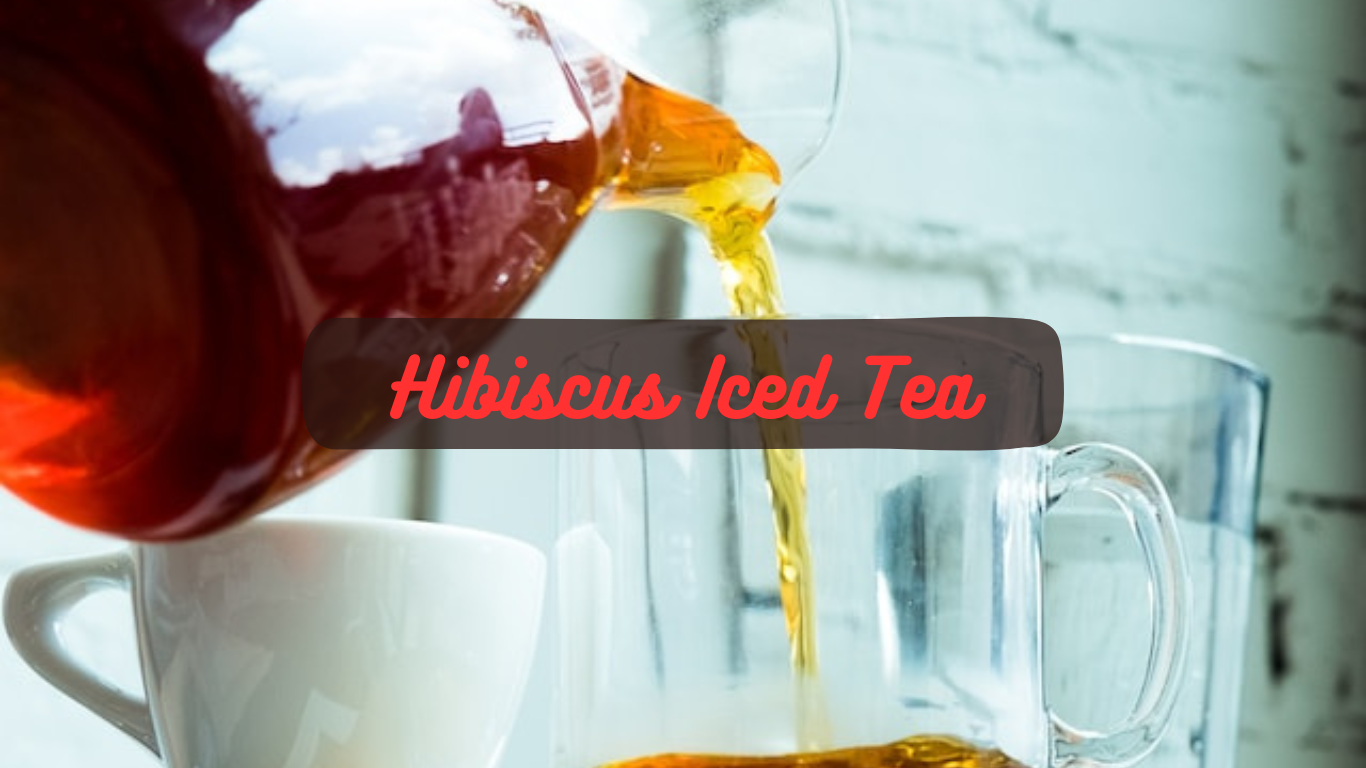 Hibiscus iced tea