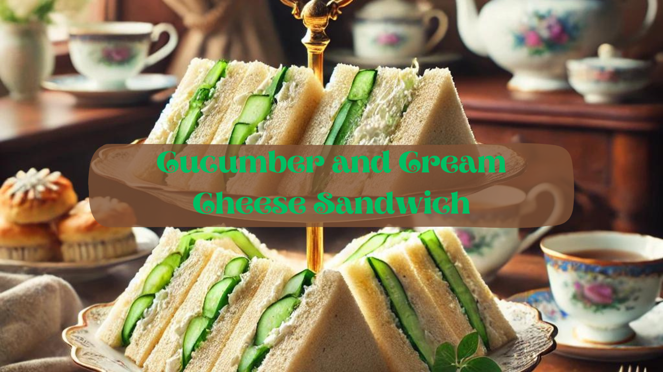 Cucumber and Cream Cheese Sandwiches: A Tea-Time Classic